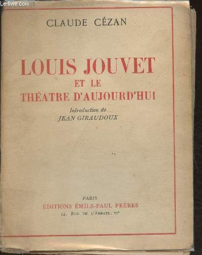 Louis Jouvet et le théâtre d'aujourd'hui | Immagine principale