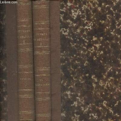 Oeuvres de Delille, précédées d'une notice sur sa vie et ses ouvrages Tomes IV + V: l'éneide - Le paradis perdu