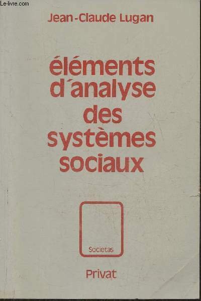 Eléments d'analyse des systèmes sociaux | Immagine principale