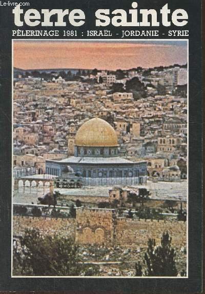 Terre Sainte- Pèlerinage 1981: Israël-Jordanie-Syrie- L'expérience au désert- Galiléé, judée,samarie- … | Immagine principale