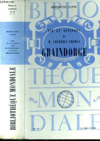 Vie et opinion de M.Fr�d�ric-Thomas Graindorge. N�77. | Immagine principale