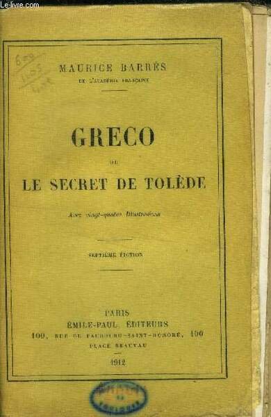 Greco ou le secret de Tol�de | Immagine principale
