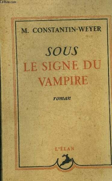 Sous le signe du vampire
