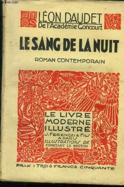 Le sang de la nuit,le livre moderne illustrï¿½ Nï¿½ 135