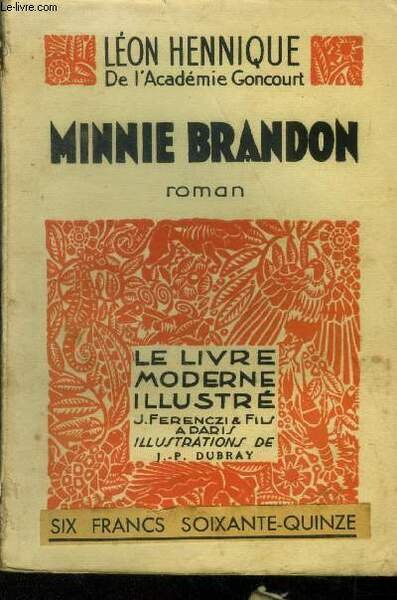 Minnie Brandon,Nï¿½ 180 Le Livre Moderne Illustrï¿½.