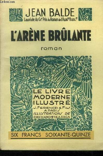 L'ar�ne brulante,N� 181 Le Livre Moderne Illustr�.