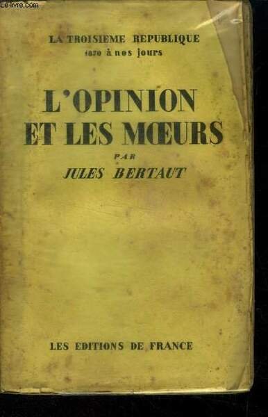 L'opinion et les moeurs | Immagine principale