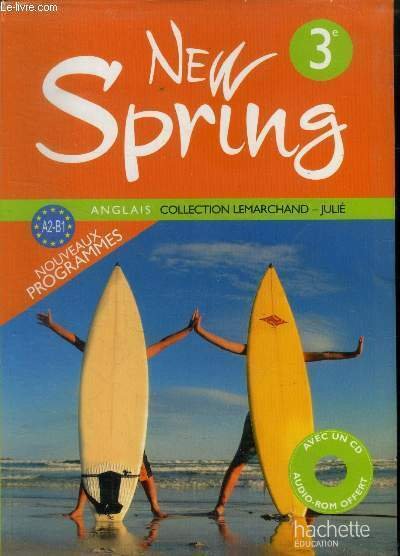 Nex spring 3e. Sans le cd