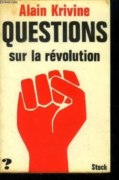 Questions sur la révolution