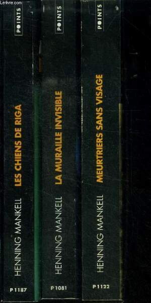Coffet de 3 volumes : Meurtriers sans visage ; La muraille invisible ; Les chiens de Riga