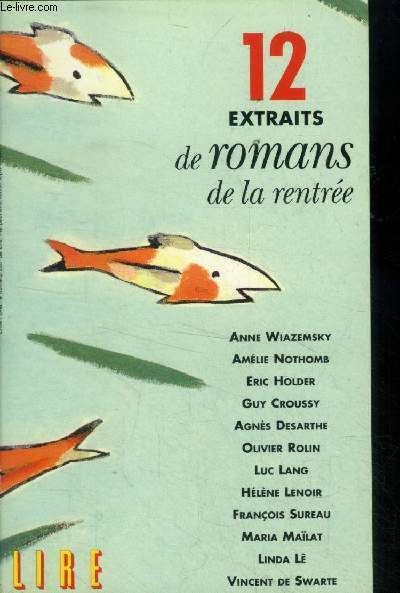 12 extraits de romans de la rentrée | Immagine principale