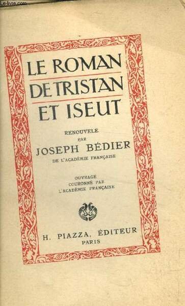 Le roman de tristan et iseut