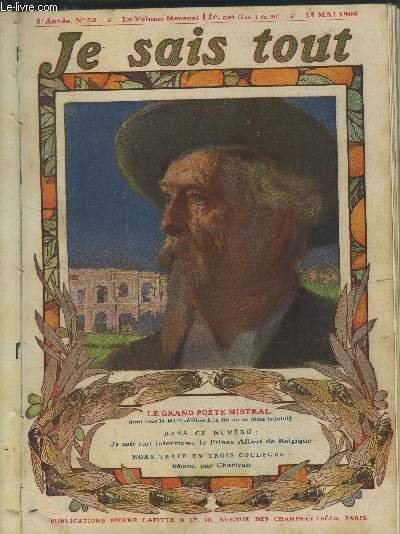Je sais tout n°52 : 15 mai 1909 :9000.000 hommes …