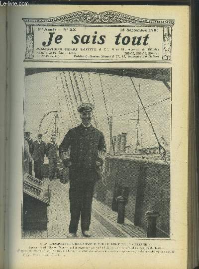 Je sais tout n°20, 15 septembre 1906 : La Grande …