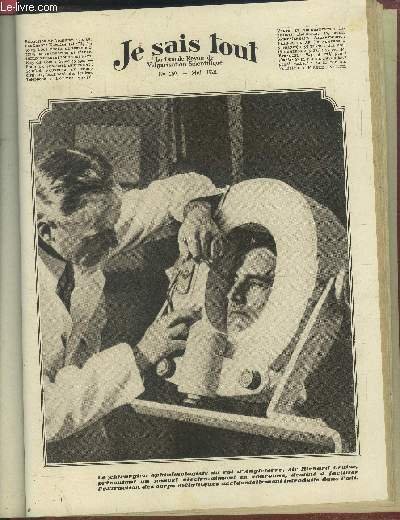 Je sais tout n°269 mai 1928 :Le transsaharien, colonne vertébrale …