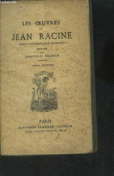 Les oeuvres de Jean Racine | Immagine principale