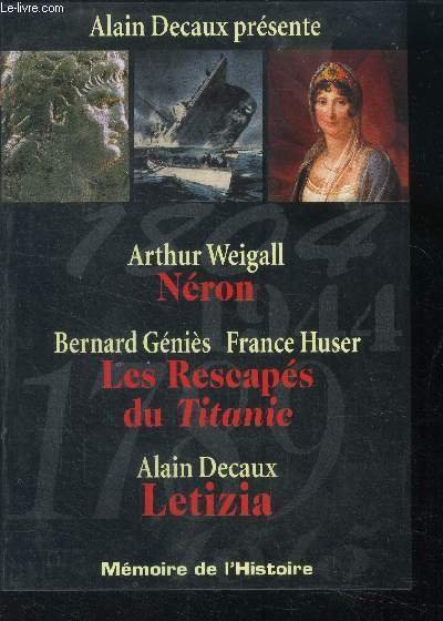Neron / Les rescapés du Titanic / Letizia - Selection … | Immagine principale