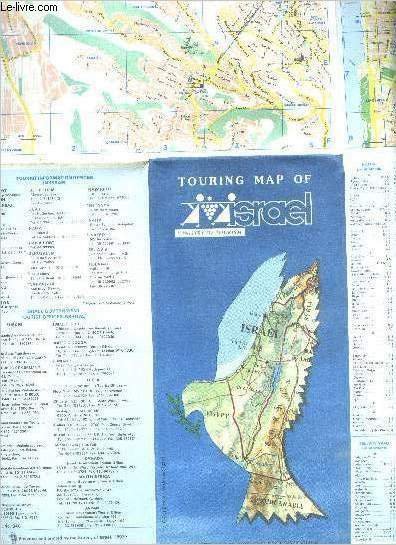 Touring map of israel - haifa, hefa, tel aviv yafo, … | Immagine principale