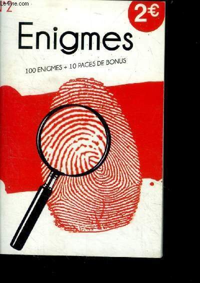 Enigmes N°2 - 100 enigmes + 10 pages de bonus …