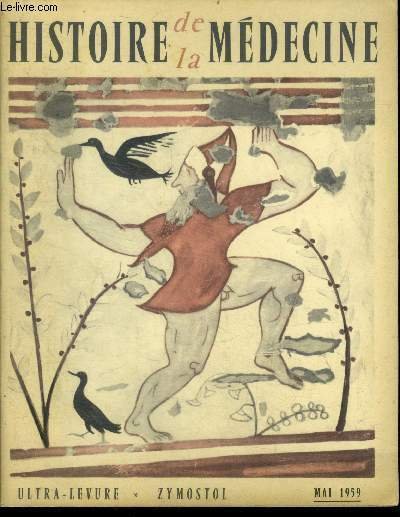 Histoire de la medecine N° V- mai 1959- relation historique …