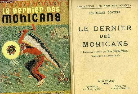 Le dernier des mohicans - collection les amis des jeunes