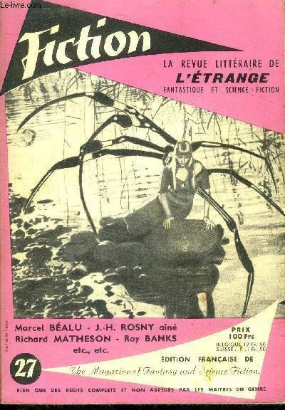 Fiction N°27 - l'araignee d'eau par marcel bealu, croissez et … | Immagine principale