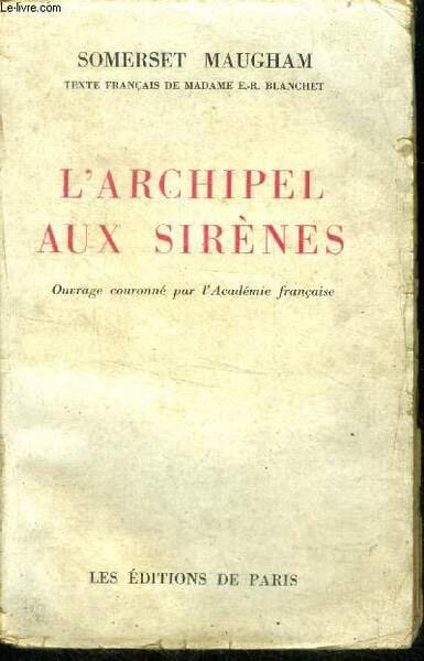 L'archipel aux sirenes