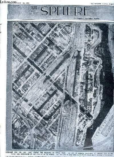 The sphere the empire's illustrated weekly- august 14, 1943- germany for the first time learns the meaning of total war: hamburg devastated by bombing, the fall of palermo and agira, a war newsletter, the rapid conquest of the island of sicily, the .