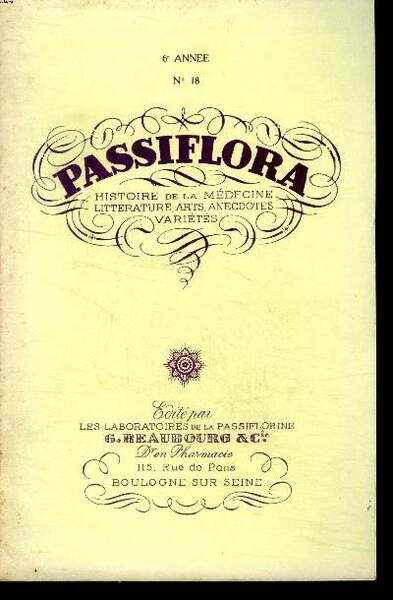 Passiflora 6è année N°18 Les sept péchés capitaux Suite L'envie | Immagine principale