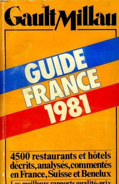 Gault Millau Guide France 1981