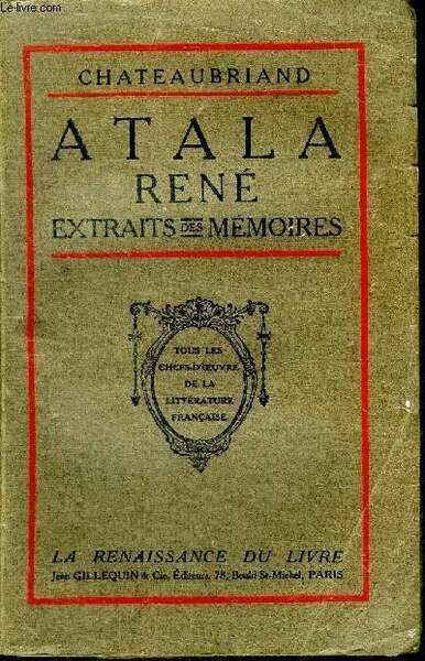 Atala René Extraits des mémoires