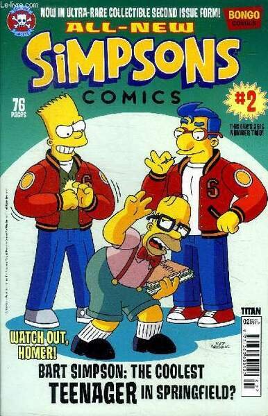 All-New Simpsons comics N°2 Bart Simpson: the coolest teenager in …