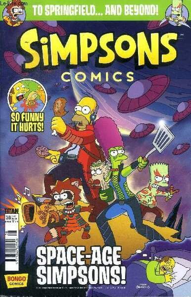 Simpsons comics N°38 Space-Age Simpsons