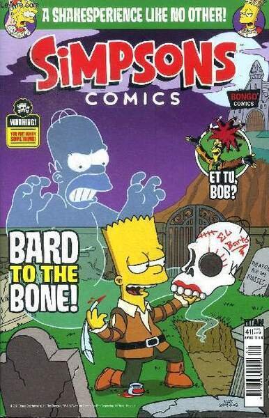 Simpsons comics N° 41 Bard to the bone !