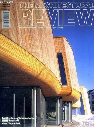 The architectural review N°1154 april 1993 - architecture of interpretation, …
