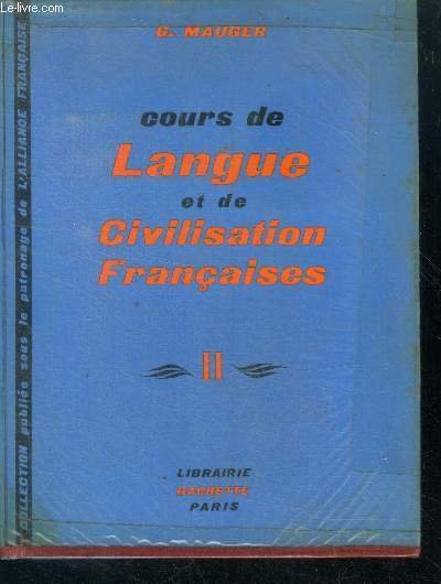 Cours de langue et de civilisation francaise - Tome II … | Immagine principale