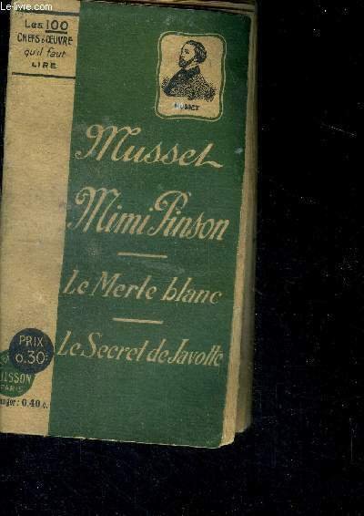 Mimi pinson (moeurs du quartier latin) - histoire d'un merle …