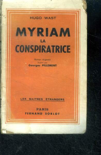 Myriam la conspiratrice - collection les maitres etrangers