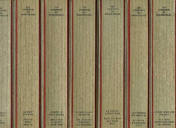 LES COMEDIES DE SHAKESPEARE, 7 VOLUMES: 1. PEINES D'AMOUR PERDUES, … | Immagine principale