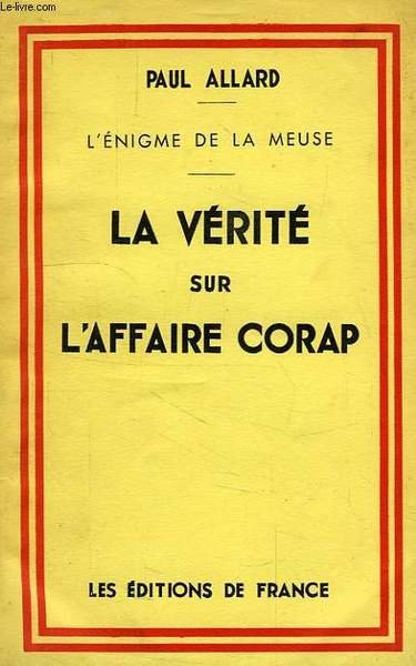 LA VERITE SUR L'AFFAIRE CORAP