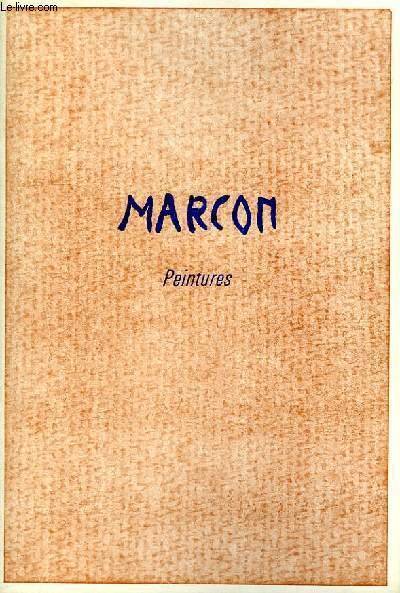 MARCON, PEINTURES
