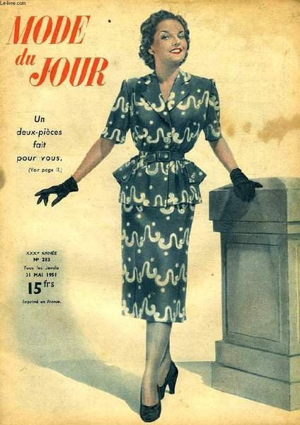 MODE DU JOUR, XXXIe ANNEE, N° 283, 31 MAI 1951