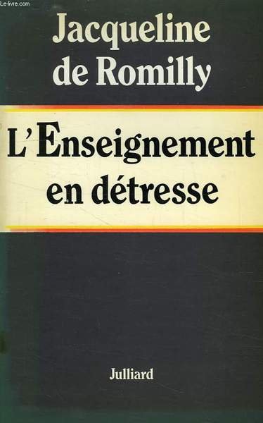 L'ENSEIGNEMENT EN DETRESSE