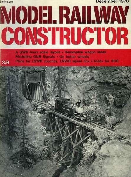MODEL RAILWAY CONSTRUCTOR, VOL. 37, N° 435, DEC. 1970