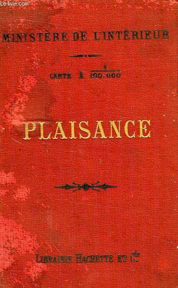 CARTE DE LA FRANCE, FEUILLE XII-34, PLAISANCE