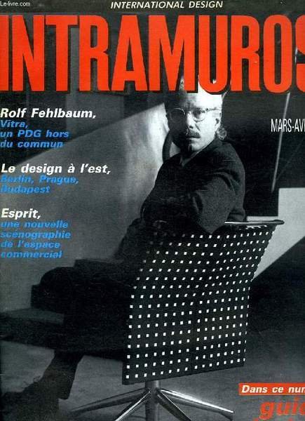 INTRAMUROS, INTERNATIONAL DESIGN, N° 29, MARS-AVRIL 1990