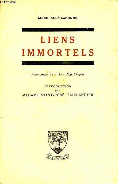 LIENS IMMORTELS, JOURNAL