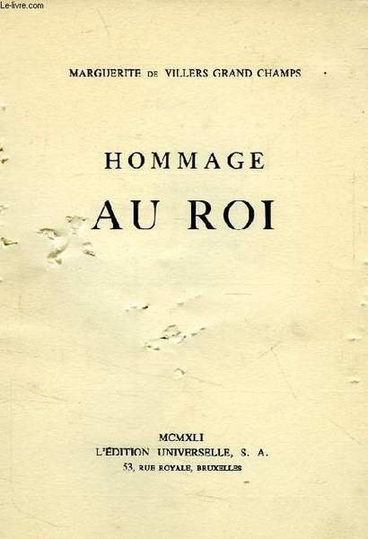 HOMMAGE AU ROI