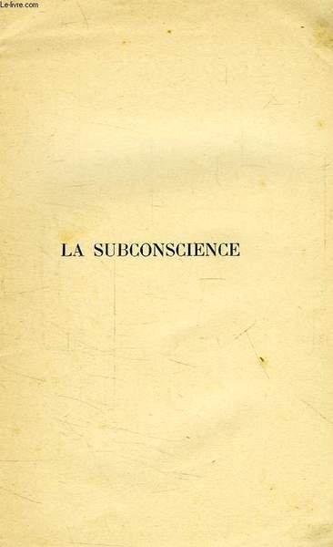 LA SUBCONSCIENCE