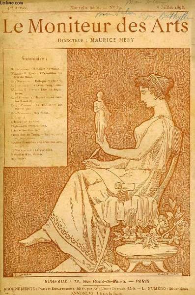 LE MONITEUR DES ARTS, 43e ANNEE, NOUVELLE SERIE, N° 39, …